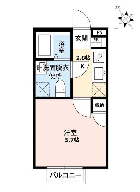 シャンティ八柱の間取り