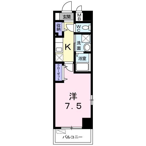 ブエナビスタの間取り|間取りです。