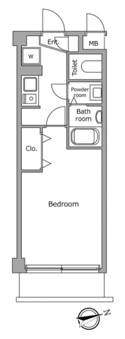 新品家具付きマンション本郷19(KaGood東京)の間取り|※間取りと異なる場合は現状を優先します。