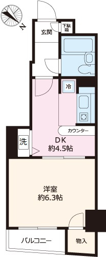 シーアイマンション本郷向丘の間取り