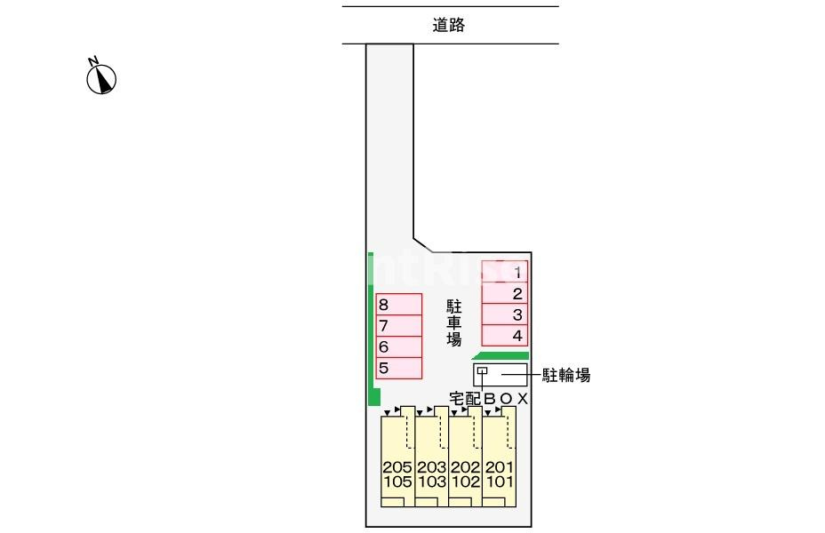 プラシードの区画図
