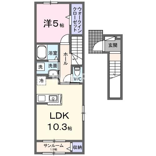 プラシードの間取り