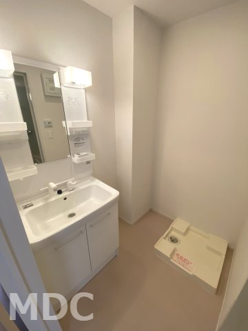 徳島市北島田町１丁目のアパートの洗面所