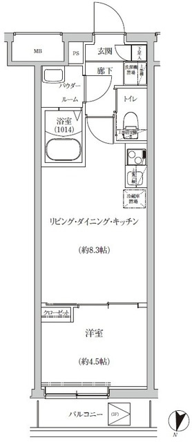 ＲＥＧＯＬＩＴＨ　ＩＫＥＧＡＭＩの間取り