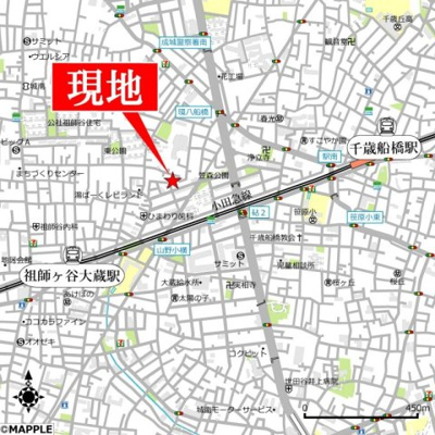 【地図】 | 千歳台1丁目戸建