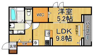D-room塚口町の間取り