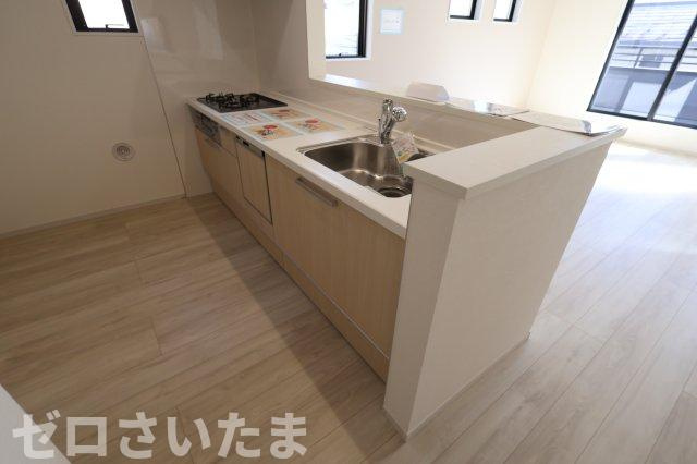 《仲介手数料無料》南区根岸１丁目12-5新築一戸建て‎FiT-Aのキッチン