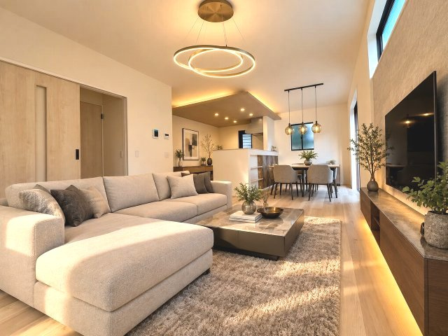 【内装】 | 糟屋郡篠栗町中央3丁目2期　1号棟（全1棟）【仲介手数料無料・0円】 | 施工例。施工例は完成時と異なる場合があります。