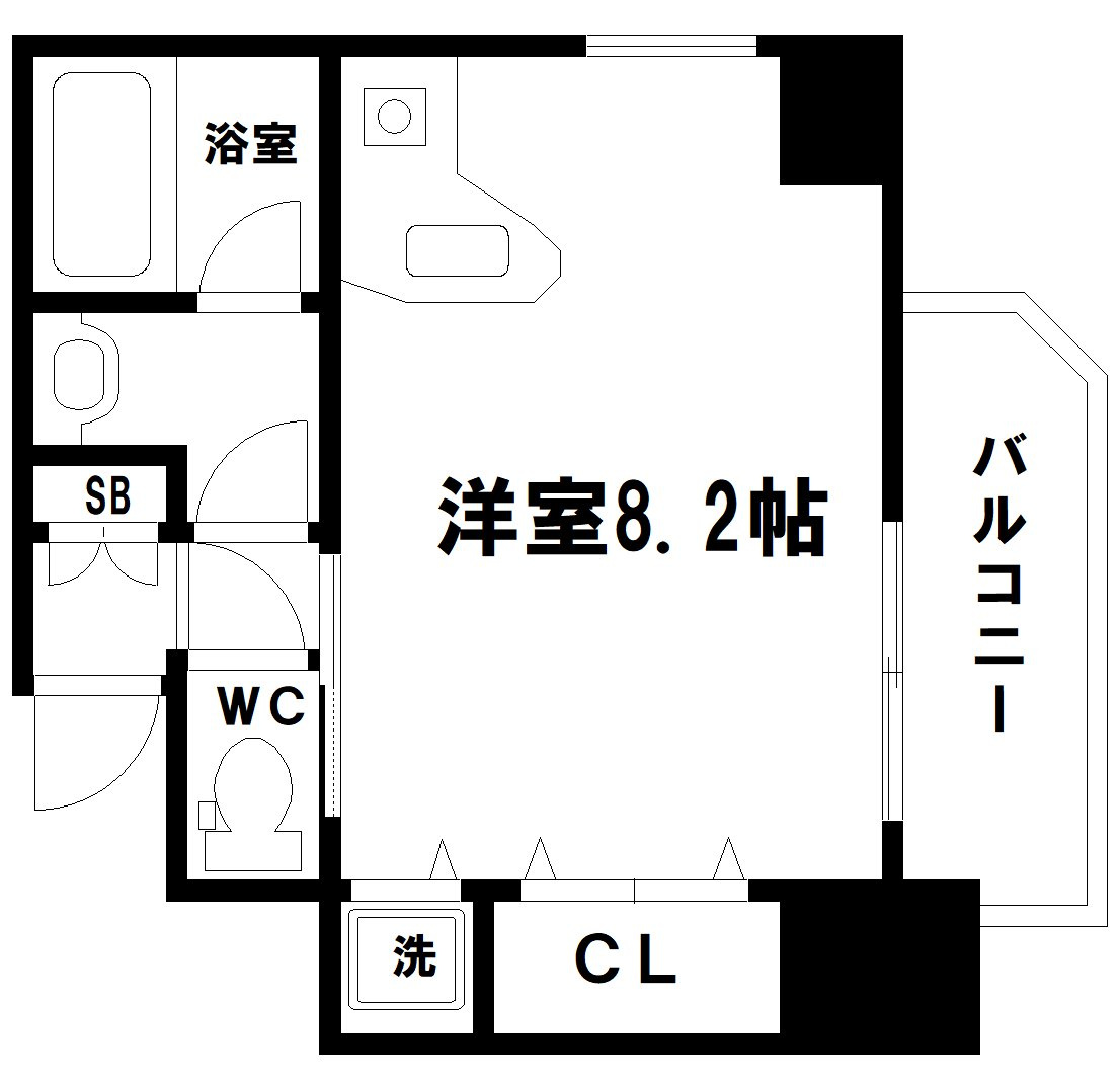 クレイドル上町Ⅱの間取り