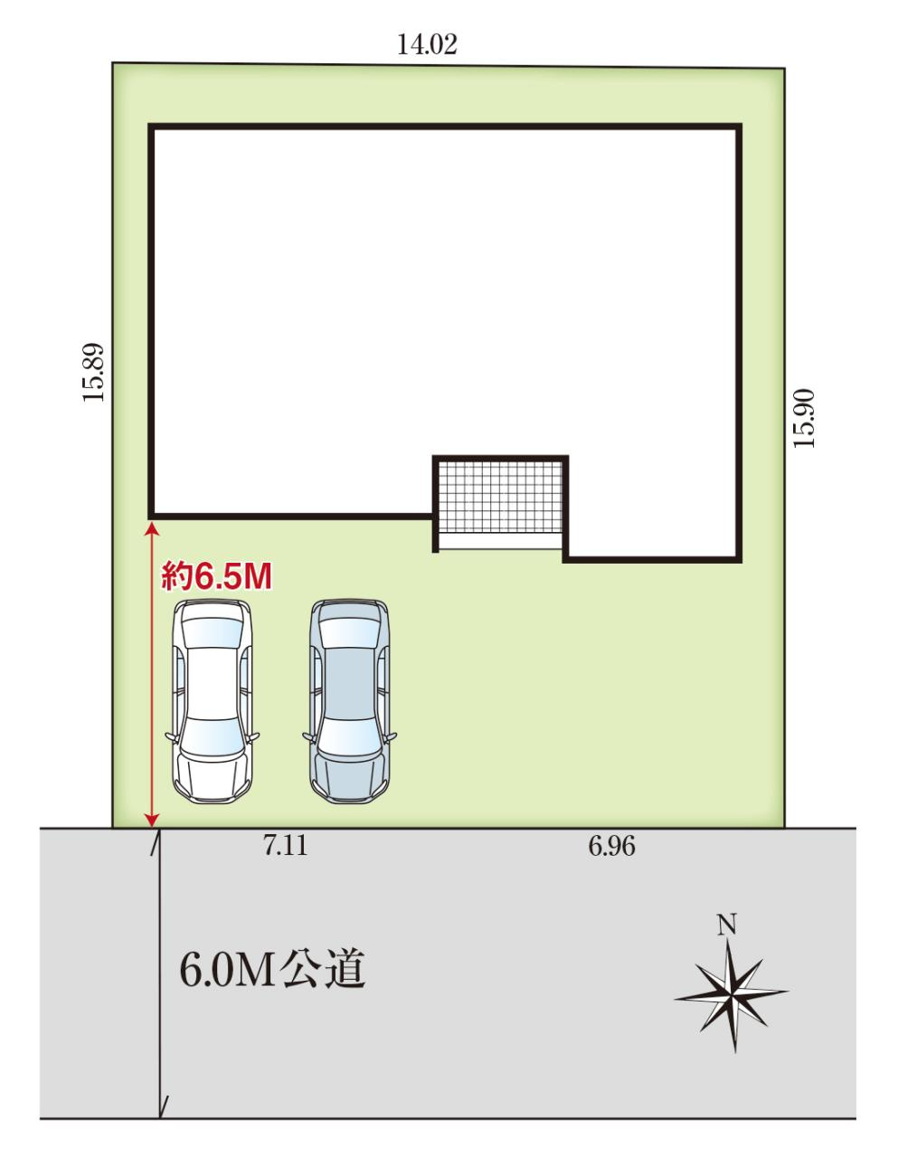 香南市野市町みどり野３丁目　新築戸建【平屋】　2期1棟1　の区画図|3LDK+ランドリースペース+FC+WIC×2＋SC+パントリー　
建物面積　101.94㎡（約30.83坪）
※ポーチ部分」1.74㎡含