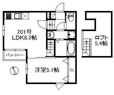 モアメゾン中央公園前の間取り|使い勝手の良い間取りです♪