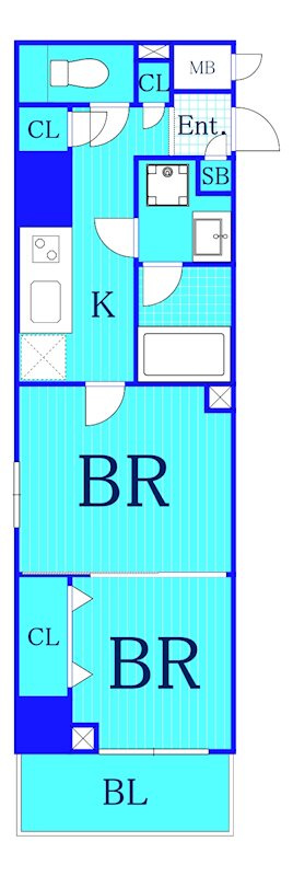 シティラックスツルミの間取り|広くて使いやすい間取りです！