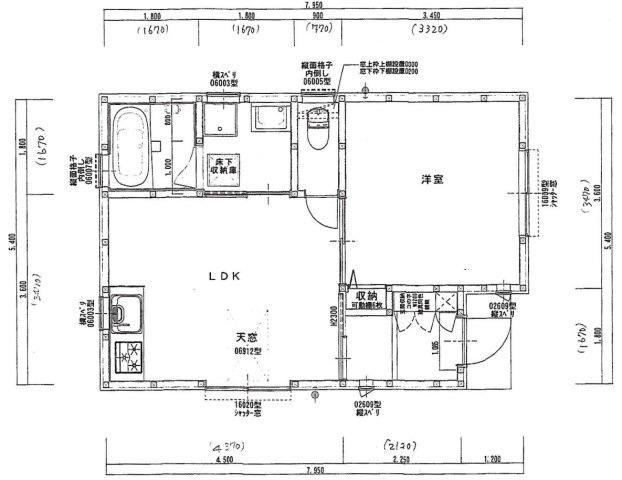 堺市堺区宿屋町東　貸店舗の間取り