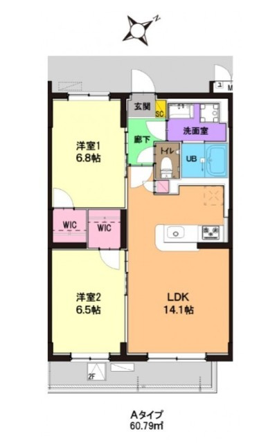 プランドール　サンク【仲介手数料：50％OFF】対象物件！の間取り