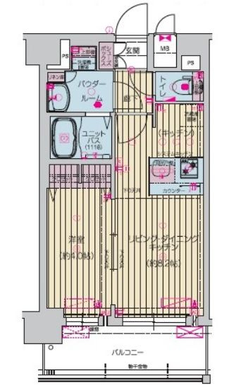 プレサンス千種駅前レガートの間取り