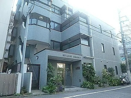 スカイコート新宿第7の外観|外観は落ち着いています