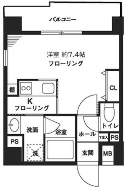 レジデンスみそのの間取り|間取りです。