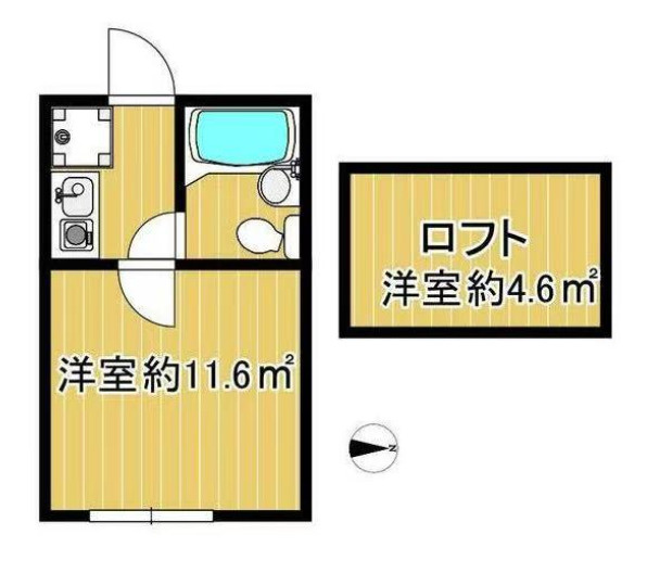 東京都豊島区　シャンテ池袋本町の間取り