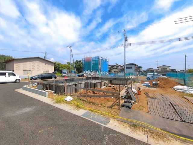 土浦市高岡2期　新築戸建　1号棟の外観
