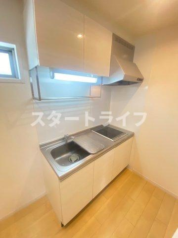 大阪市淀川区東三国１丁目のアパートのキッチン