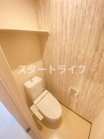 大阪市淀川区東三国１丁目のアパートのトイレ