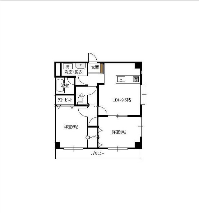 川崎市多摩区菅５丁目の賃貸マンションの間取り