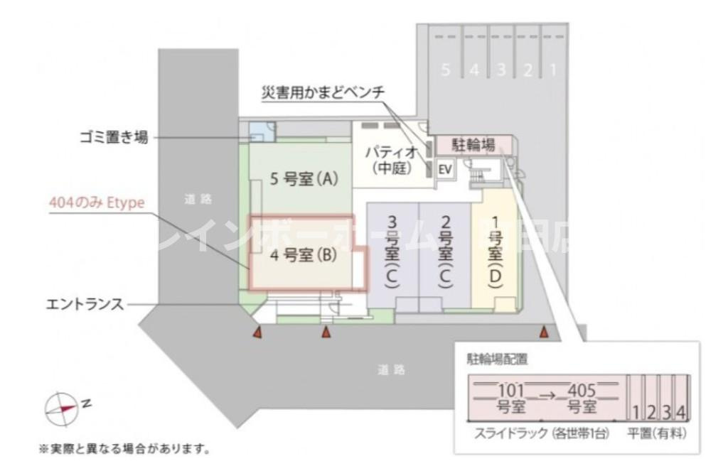 デザフィーオ※初期費用分割後払いサービス利用可能物件の区画図