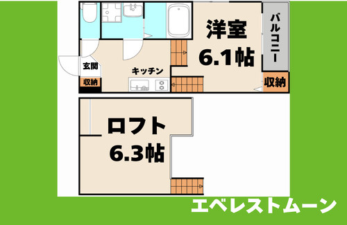 アルバーノ中村luxeの間取り