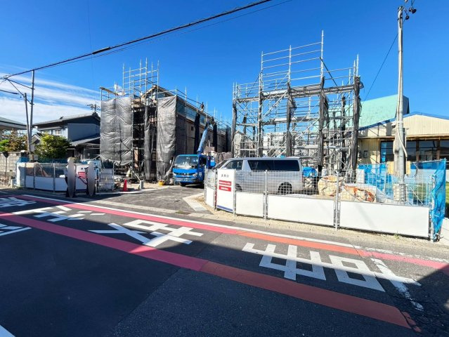 リナージュ　一宮市今伊勢町本神戸01期　全5区画分譲の外観|「現地（2026年10月2日）撮影」　
■全体写真　
■ヤマダ不動産　株式会社リライフ　