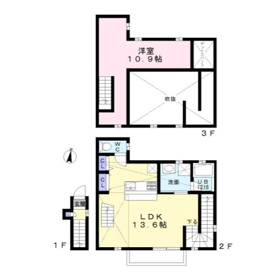 Nishifuna-TreeHouseの間取り