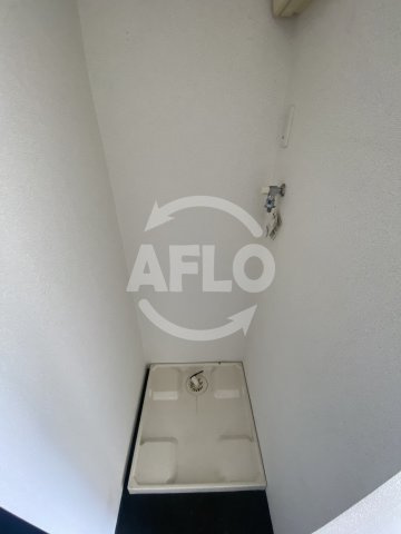 是空天王寺　天王寺小学校区の洗面所|是空天王寺　室内洗濯機置き場