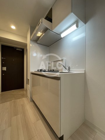 ワールドアイ難波南PORTAのキッチン|ワールドアイ難波南PORTA　2口ガスシステムキッチン