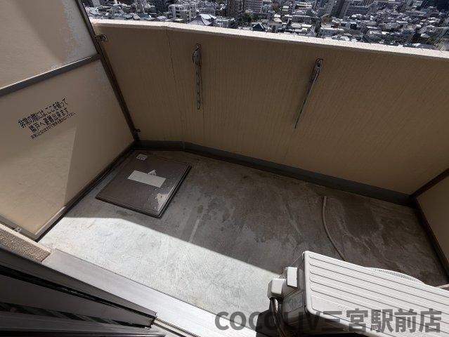 シャインビュー六甲のバルコニー