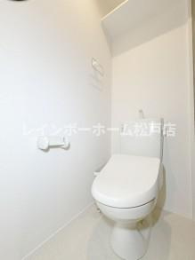 Pluslin Gardenのトイレ|シンプルで使いやすいトイレです