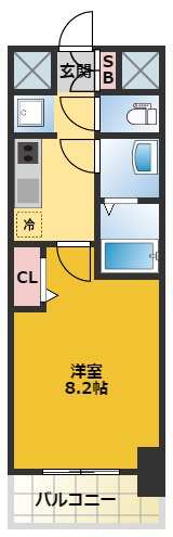 【間取り】 | プレサンス上前津プレス | 間取りです。