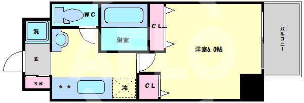 ラナップスクエア大阪城西の間取り|ラナップスクエア大阪城西　間取り