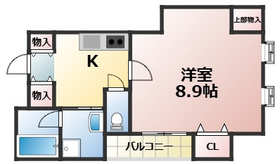 【間取り】 | プレジール中道　仲介手数料無料