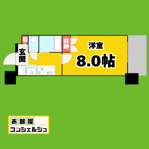 パルティール原駅前の間取り