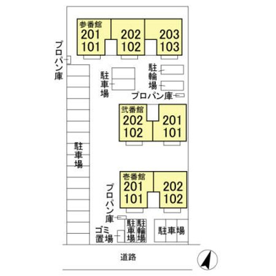 【区画図】 | フォレストヴィラ　参番館