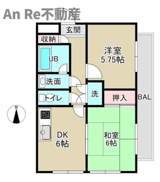 サミタス上青木の間取り