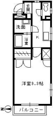 パティオ西島田の間取り