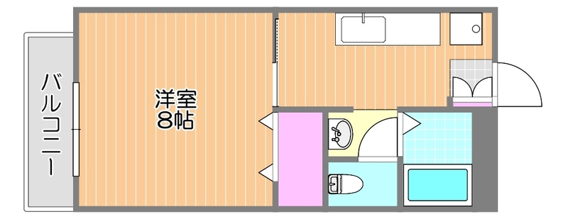 アンダンテ妹尾D棟の間取り