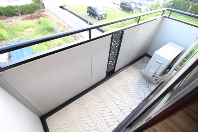 クリエFUJIWARAのバルコニー