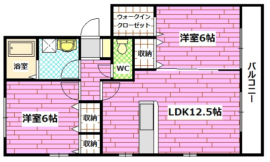 アムール祇園の間取り