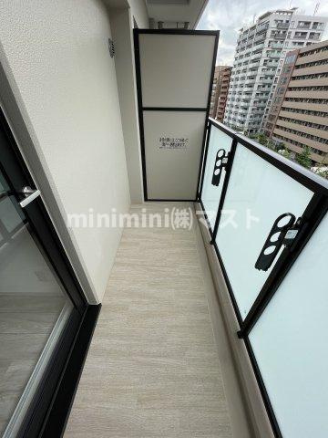 大阪市浪速区稲荷１丁目の賃貸マンションのバルコニー