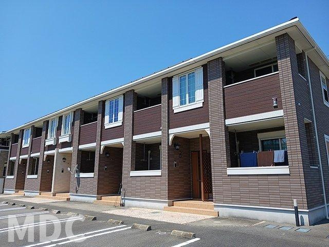 徳島市北島田町２丁目のアパートの外観
