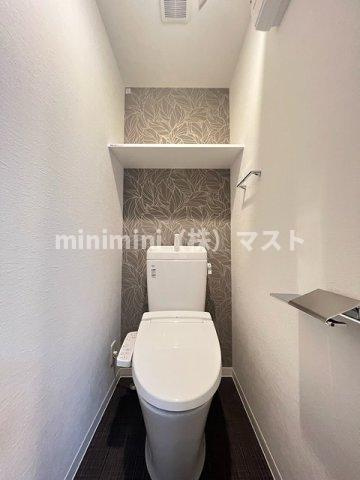 大阪市浪速区幸町３丁目の賃貸マンションのトイレ