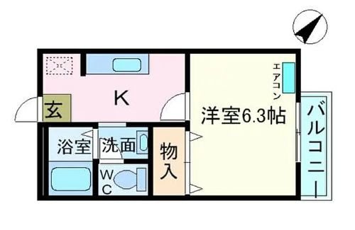 【間取り】 | サニーハイツ宮塚