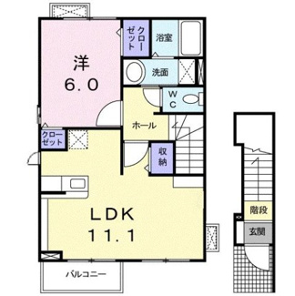 【間取り】 | カーサＫ　Ａ