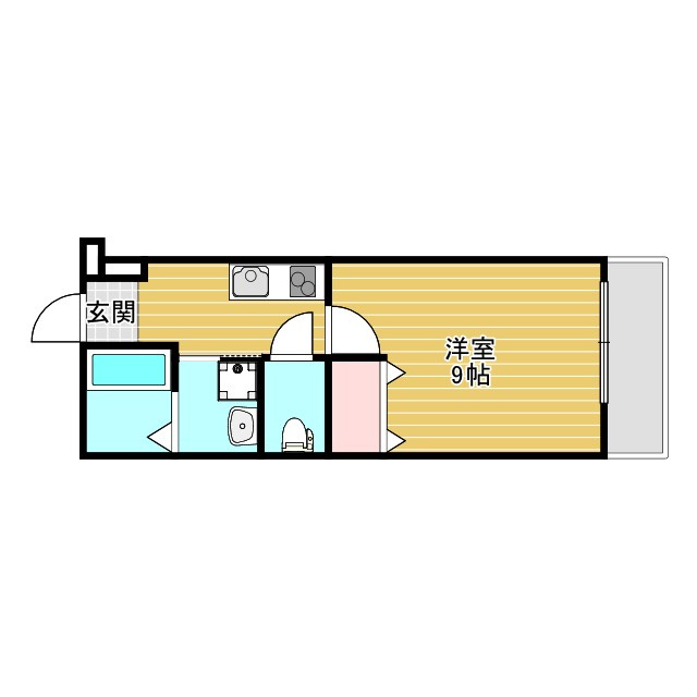 フジパレス吹田金田公園の間取り